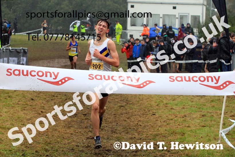 Boys Under-15s 2023 National Cross Country Relays, Berry Hill Park, Mansfield.  Photo: David T. Hewitson/Sports for All Pics